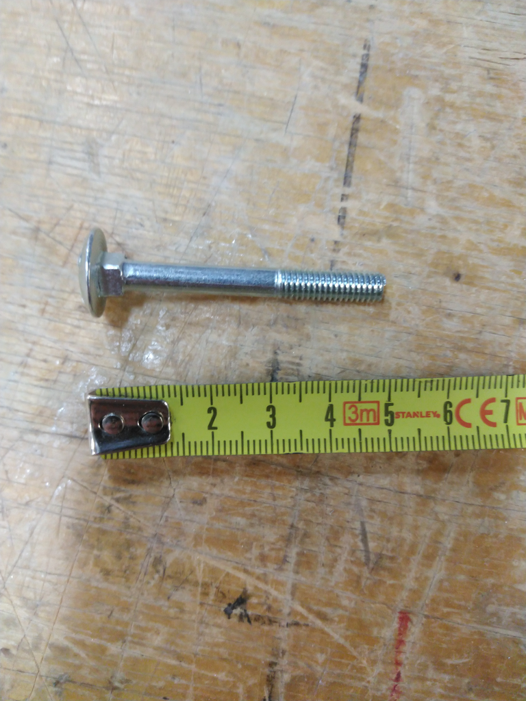 Slotbout D603/555 verzinkt M6x50