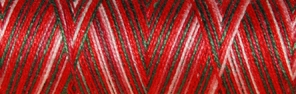 Venne Cotton Nm 40/2 mercerized multi-color mini spool nr. 8-4001  x-mas " - per 6"