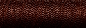 Venne ORGANIC GOTS Cotton Nm 50/2 mercerized mini spool 7-6008 dark brown " - per 7"