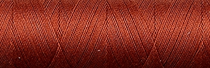 Venne ORGANIC GOTS Cotton Nm 50/2 mercerized mini spool 7-6003 brick red " - per 7"