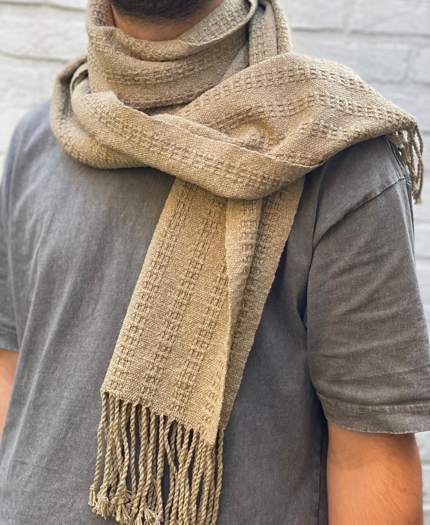 Webpaket Schal eco jeans recycled Sahara - 4 Schäfte