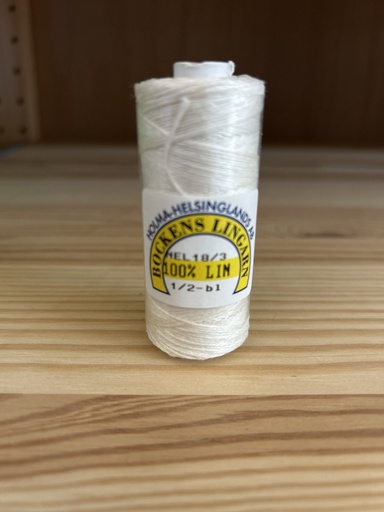 [B-183-1000-1] Bockens 100%  Linnen Nel 18/3 1/2 Bleached 25 gr tube