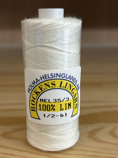 [B-402-1000-1] Bockens 100%  Linnen Nel 40/2 1/2 BL 25 gr tube