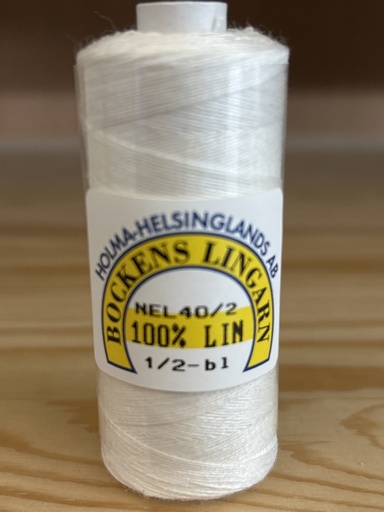 [B-402-2000-1] Bockens 100%  Linnen Nel 40/2 4/4 BL 25 gr tube