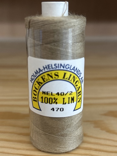 [B-402-470-1] Bockens 100%  Linnen Nel 40/3 OBL 470 25 gr tube