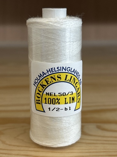 [B-503-1000-1] Bockens 100%  Linnen Nel 50/3 1/2 BL 25 gr tube