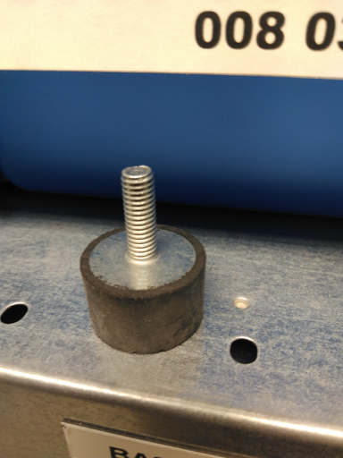 [BA0195] trillingsdemper EPDM55° 25 x 15 M 6 x 18