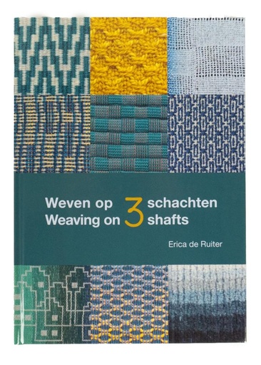 [DP0113] Boek Weven op 3 schachten - Erica de Ruiter - EN/NL