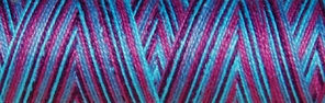 [8-402-4007-1] Venne Baumwolle Nm 40/2 multi-color, mercerisiert, Minispule, 8-4007 strand " - per 6"