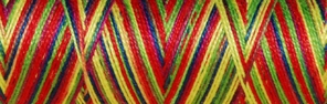 [8-402-3002-4] Venne Baumwolle  Nm 40/2 mercerisiert,multi-color, Eurocone 1000g, 8-3002 fiesta