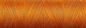 [7-502-6044-1] Venne ORGANIC GOTS Cotton Nm 50/2 mercerized mini spool 7-6044 burnt orange (per 7)