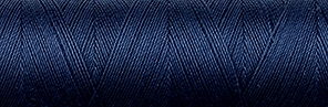 [7-502-4003-1] Venne ORGANIC GOTS Cotton Nm 50/2 mercerized mini spool 7-4003 steal blue (per 7)
