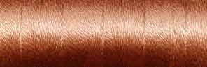 [9-602-6007-1] Venne 100% Silk Nm 60/2 mini spool nr. 9-6007 saddle brown " - per 7"